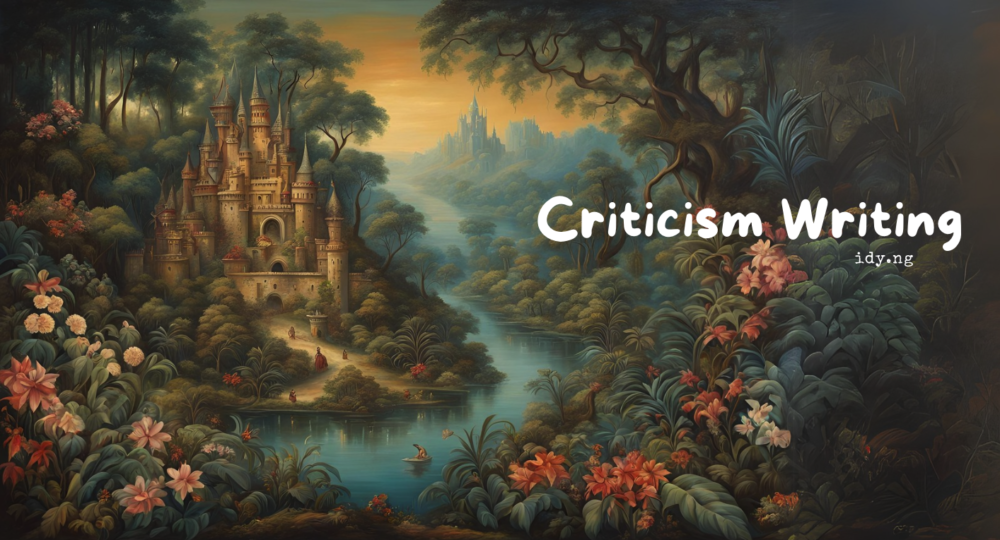 Fast Look at the Criticism Writing